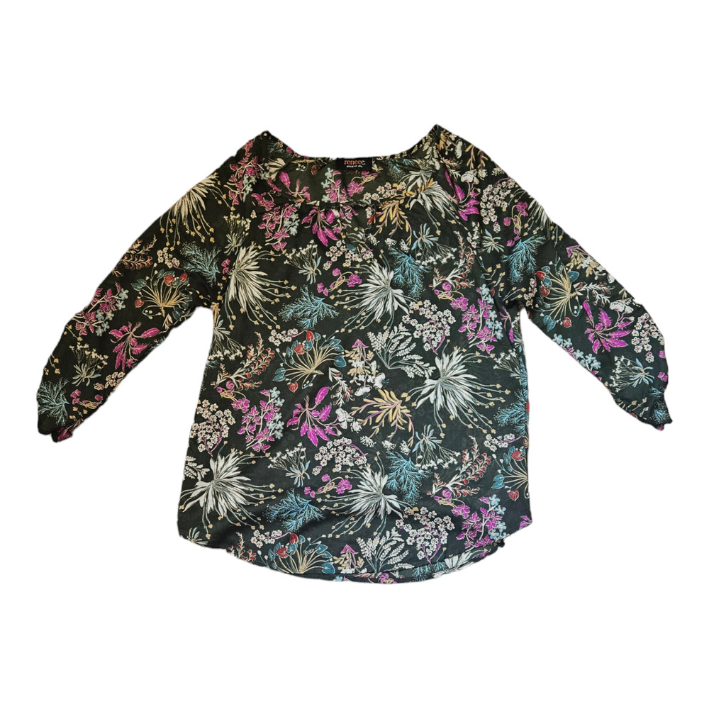 Renee C Medium Sheer Long Sleeve Shirt